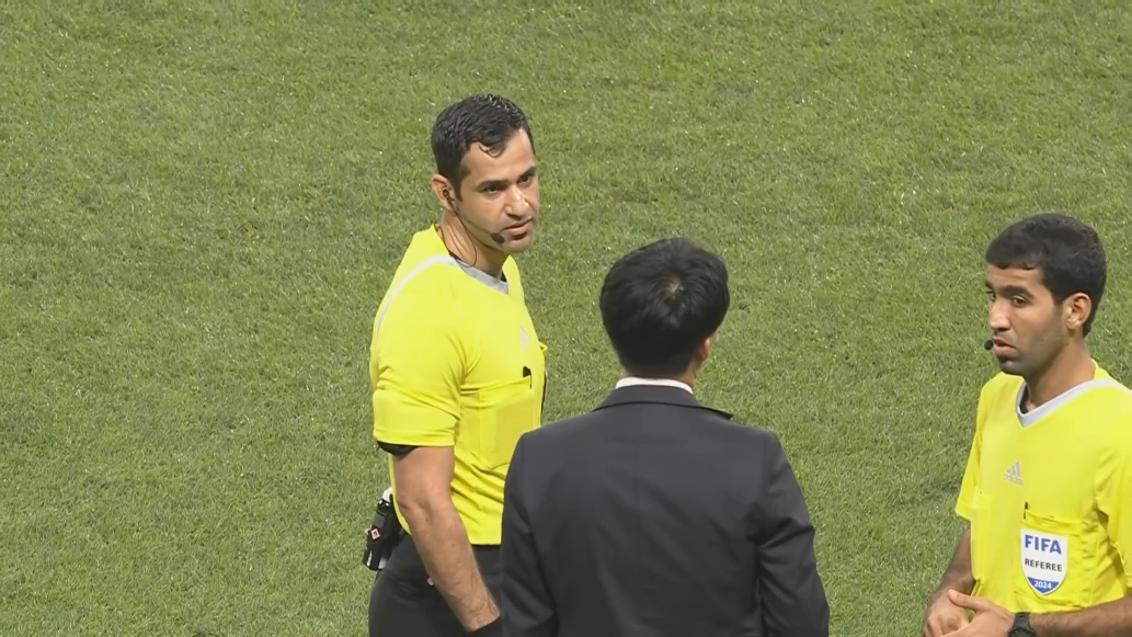  賈西姆執(zhí)法亞冠海港客戰(zhàn)神戶勝利船，此前主哨國足0-7日本