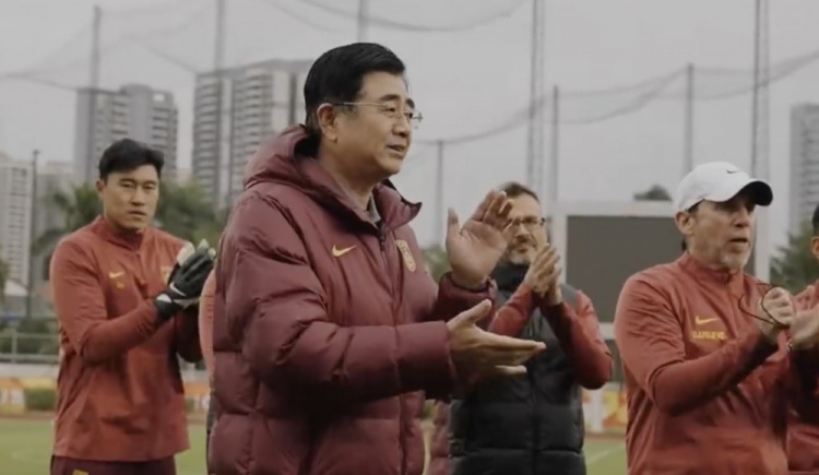 U20亞洲杯開賽在即，足協(xié)主席宋凱探班U20國青隊
