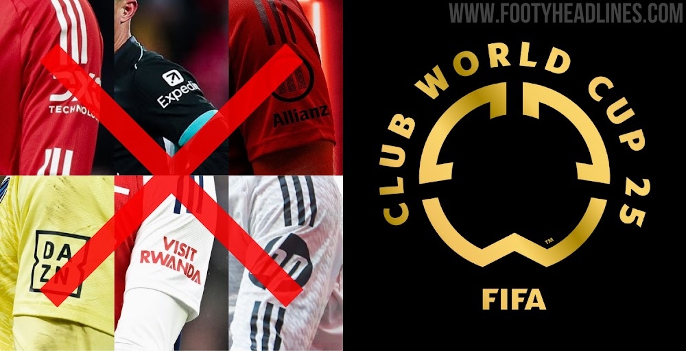  FIFA不允許世俱杯球隊(duì)有袖標(biāo)贊助，需貼上世俱杯徽標(biāo)