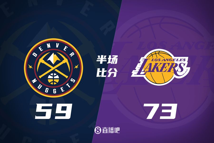  水銀瀉地的進(jìn)攻火力次節(jié)暫緩！東契奇25分 湖人半場領(lǐng)先掘金14分