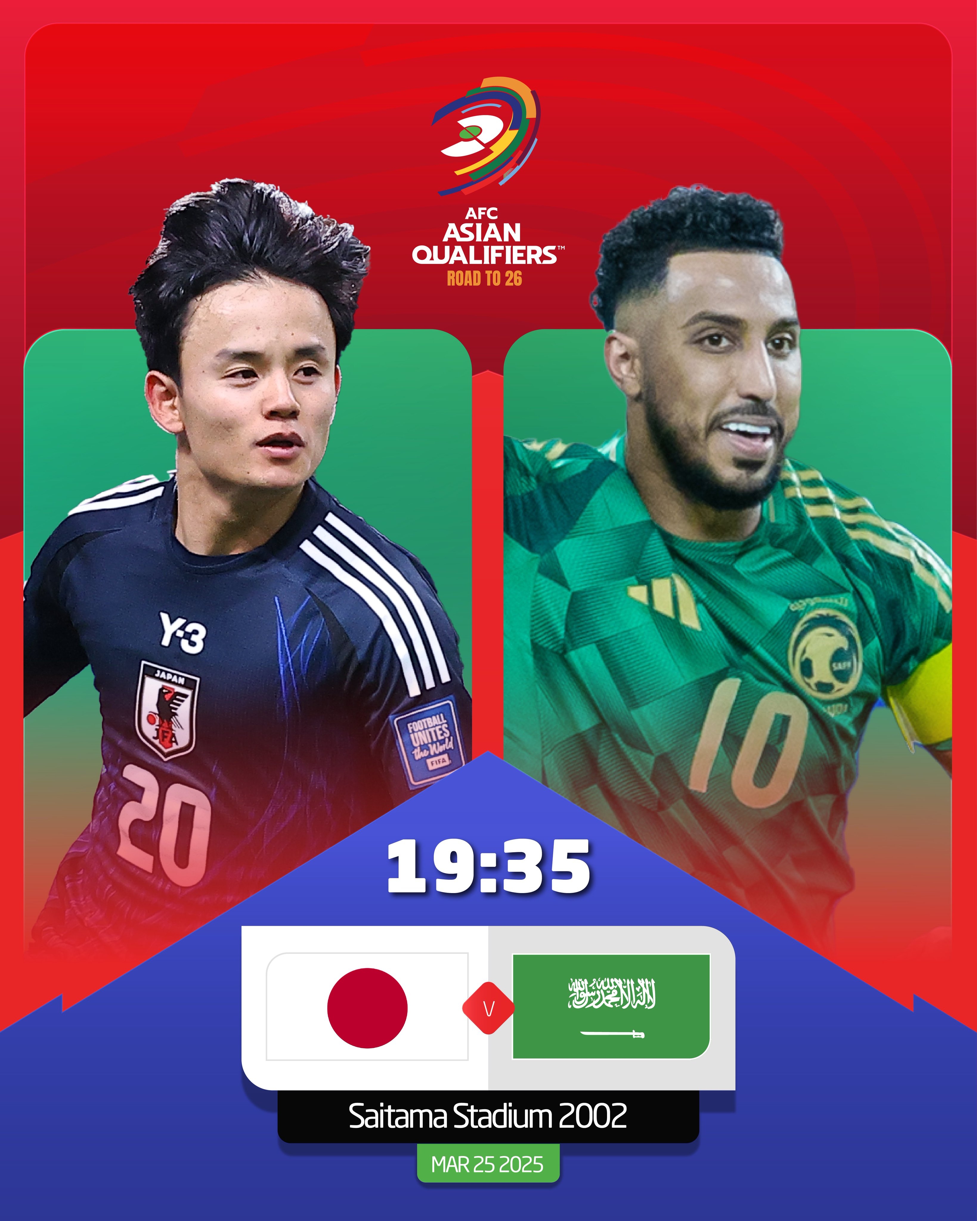  日本vs沙特首發(fā)：久保建英、前田大然、遠(yuǎn)藤航出戰(zhàn)，多薩里先發(fā)