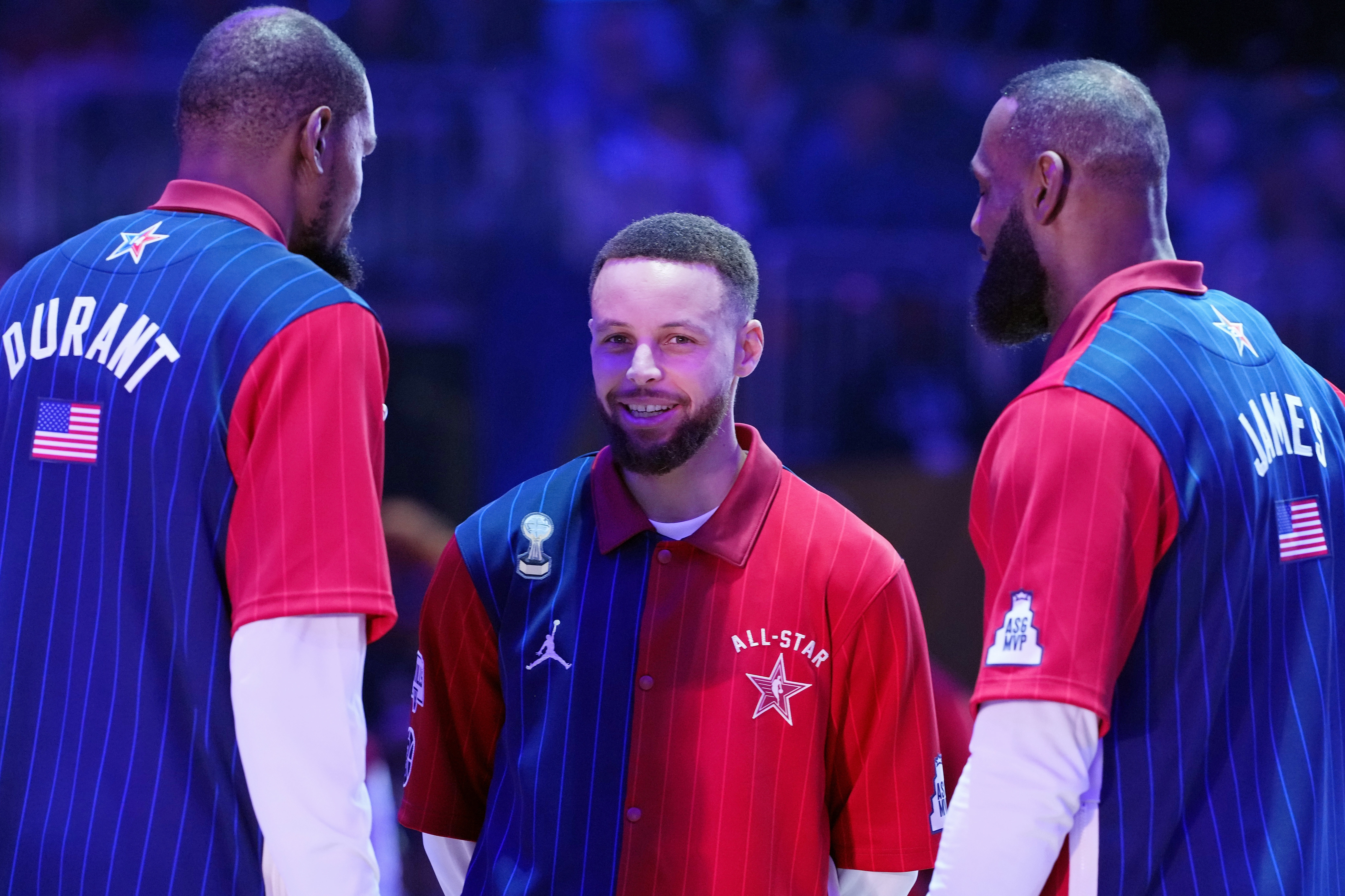  美國隊(duì)！NBA全明星正賽選人：詹杜庫眉+哈登+綠軍雙探花同隊(duì)